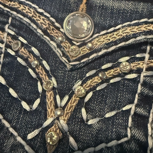 Charme Blue Boot Cut Jeans with Vintage Wash size 27 - Picture 9 of 9